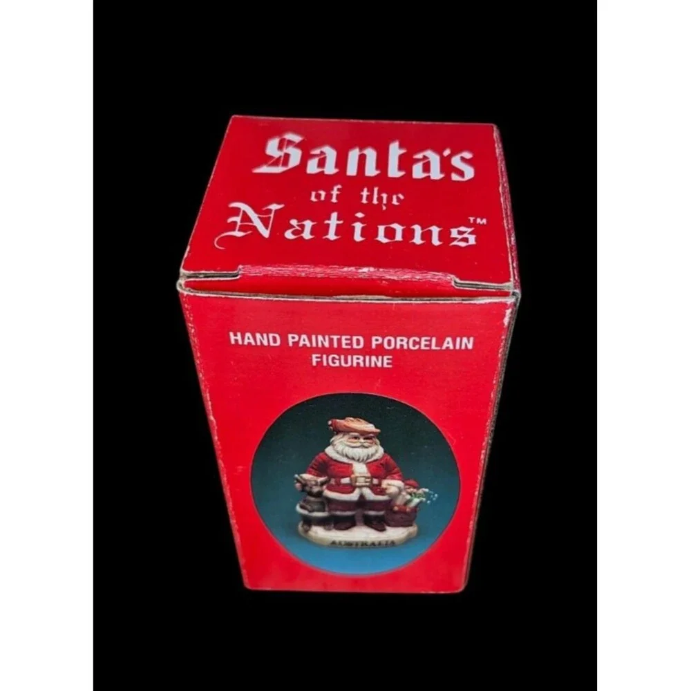 Santa's of the Nations Australia Father Christmas Porcelain Figurine NIB 8917 NO